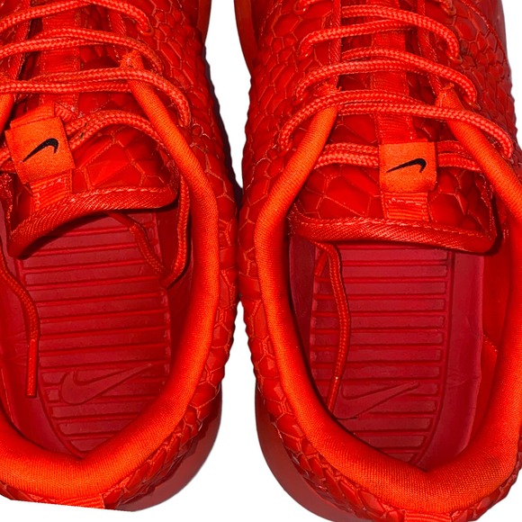 Nike Roshe One DMB Bright Crimson Diamondback Snakeskin Sneaker sz 8.5 US 807460 - Picture 10 of 12